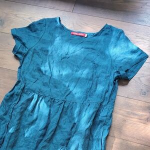 Pyne & Smith Teal Linen Maxi Dress